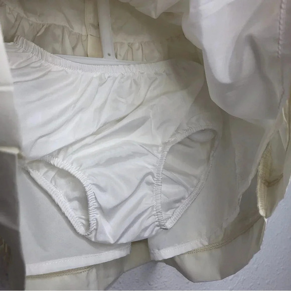 NWT Edgehill Collection dress ivory smocked charmeuse size 3 months - Picture 10 of 13